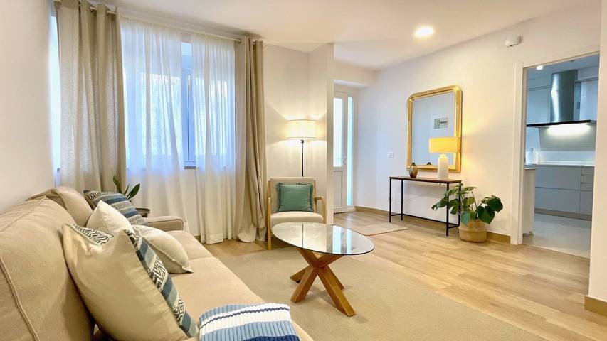 Apartamento entero, Apartamento de vacaciones para 6 personas con jardín in Praia do Vicedo Vello (O Vicedo), Vicedo