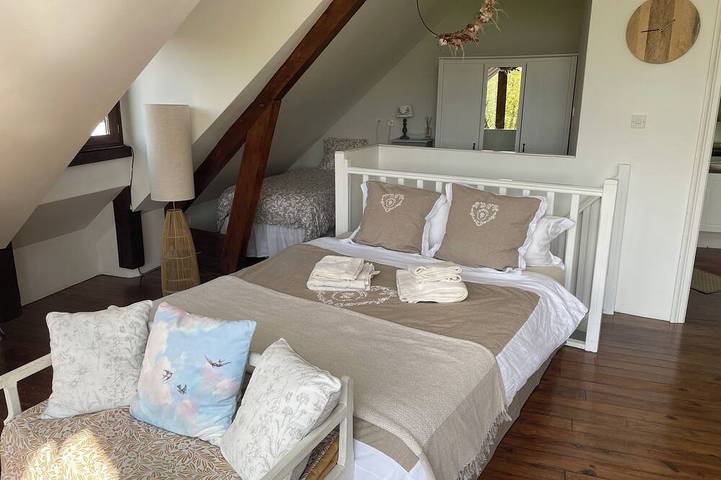Maison de campagne pour 13 personnes, avec jardin à Saint-Sauveur-de-Carrouges - 4