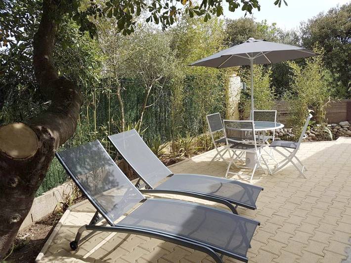 Maison de vacances pour 4 personnes, avec vue et jardin