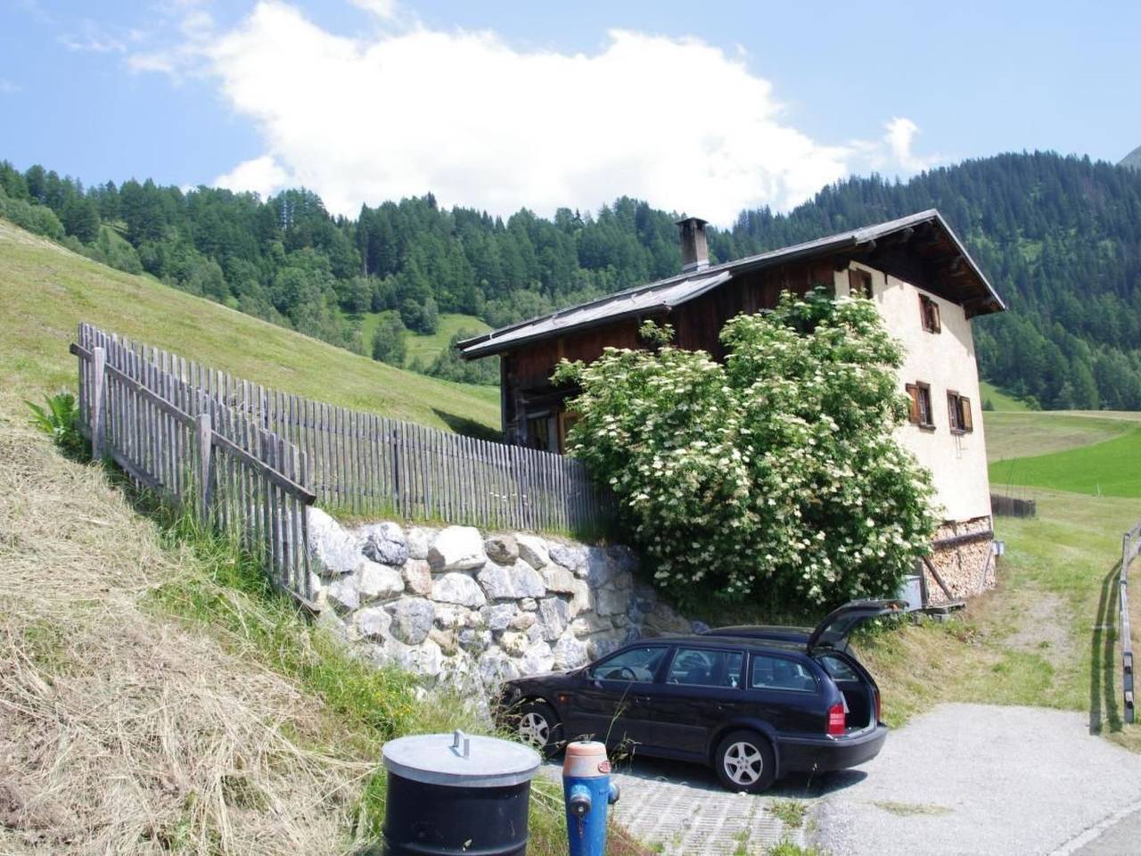 Altes Walserhaus in Safiental, Alpenarena