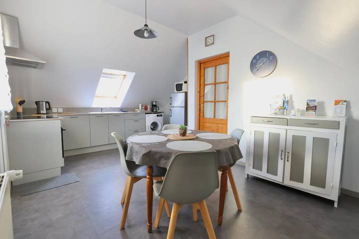 Appartement de vacances pour 4 personnes, avec jardin
