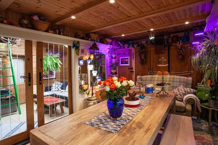 Blockhütte für 10 Personen, mit Garten und Terrasse, mit Haustier - 1