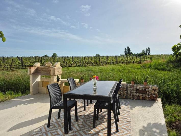 Maison de vacances pour 4 personnes, avec vue et jardin à Monbazillac