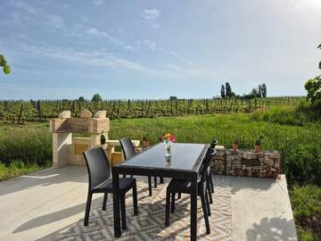 Gîte pour 4 personnes, avec vue et jardin à Monbazillac