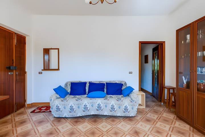 Villa Sa Mora: Ferienhaus mit Meerblick, Garten und Klimaanlage in Mandriola, San Vero Milis