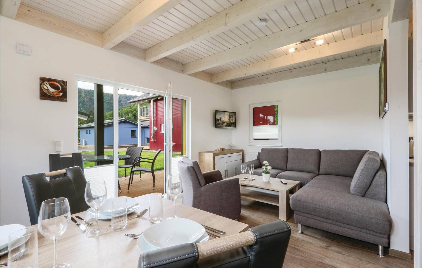 Gemütliches Sauna-Apartment in der Nähe von Skilift & Fluss, Parkplatz, Terrasse in Thale, Harzvorland