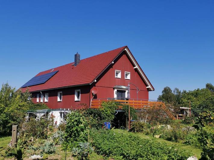Ferienwohnung für 4 Personen, mit Terrasse und Ausblick in Struppen