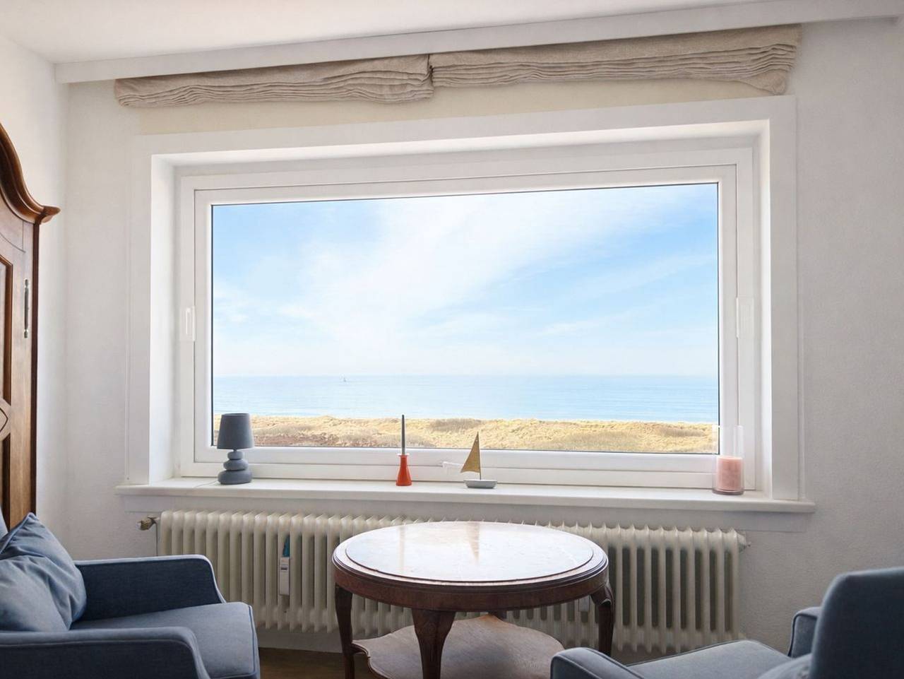 Ganze Ferienwohnung, Düünkieker - 1 - Zimmer Wohnung mit Blick auf die Nordsee in Hörnum, Sylt