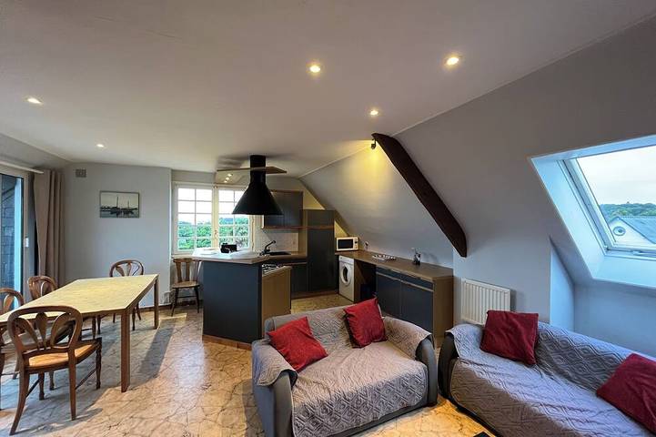 Appartement de vacances pour 5 personnes, avec Balcon et Jardin