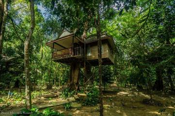 Station pour 3 personnes, avec jardin et vue dans Khao Sok