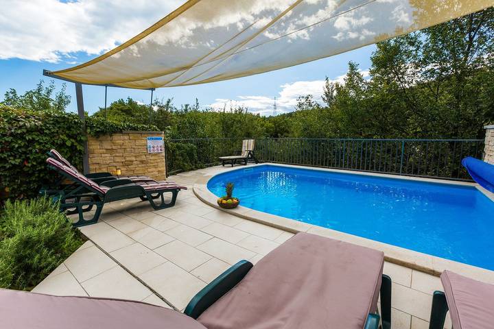 Finca am Strand für 6 Personen, mit Garten und Pool sowie Terrasse, mit Haustier in Kroatien - 3