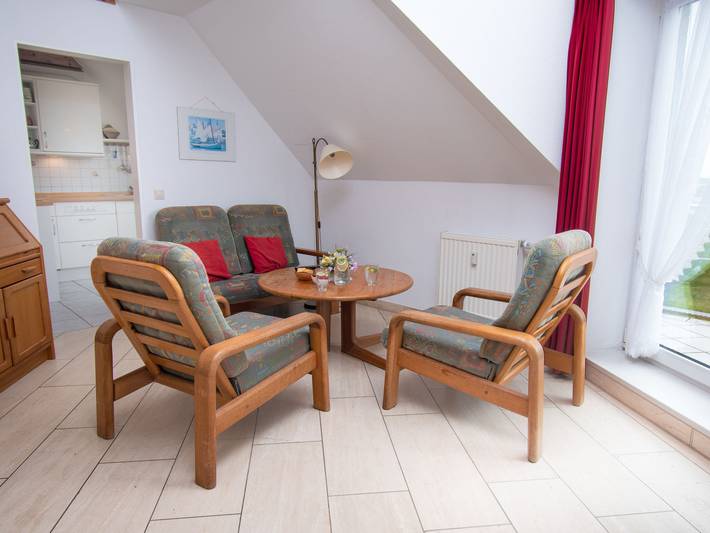 Ferienwohnung für 2 Personen, mit Balkon und Garten in Norddeich - 3