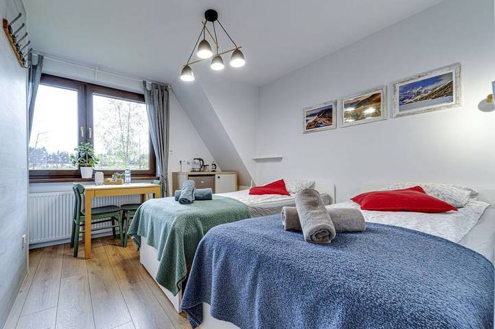 Bellissima villa indipendente per 20 persone con WIFI, TV, patio e vista panoramica in Kościelisko, Carpazi Polonia
