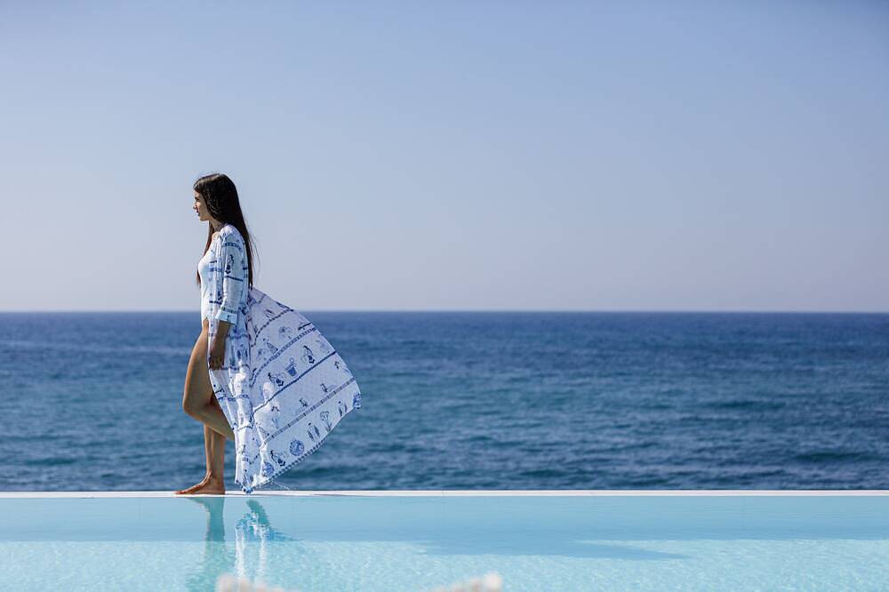 Hermes Grand Luxury Beachfront Villa & Spa-Private Beach, Turkish Hammam & Sauna in Skaleta, Rethymno und Umgebung