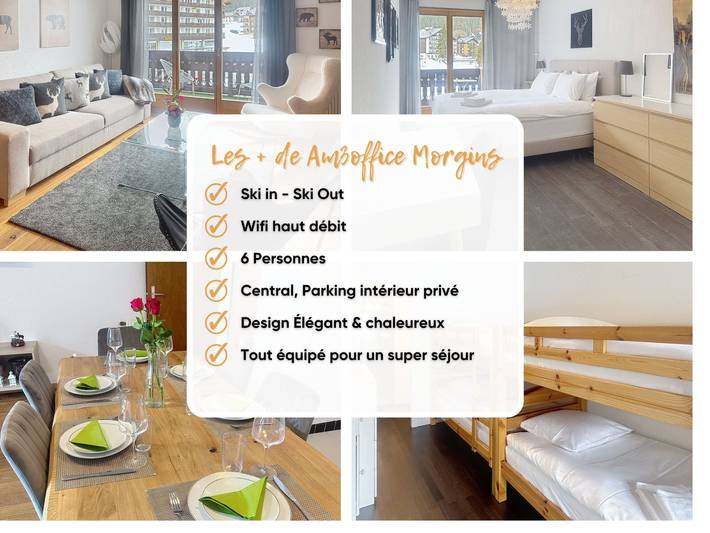 Gîte pour 6 personnes, avec balcon dans Morgins - 2