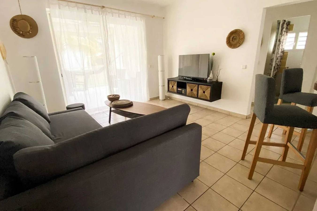 Ganze Wohnung, Moderne Wohnung in Saint-François mit Gemeinschaftspool in Saint-François, Guadeloupe