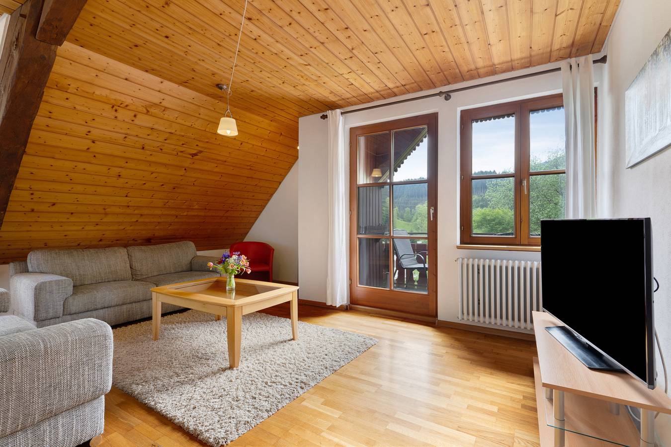 Ferienhaus 'Haus 2 Hanselishof - 2 Wohnungen' mit Bergblick, Gemeinschaftsgarten und Wlan in Schenkenzell, Mittlerer Schwarzwald