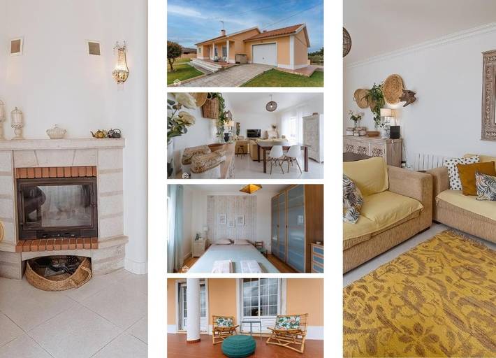 Casa de férias para 6 pessoas, com piscina e vista e ainda jardim em Silveira (Portugal)