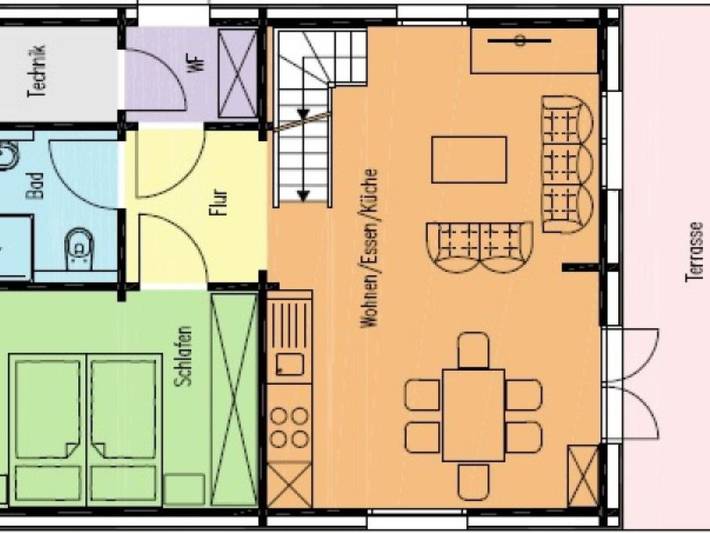 Ferienhaus für 5 Personen, mit Terrasse und Sauna sowie Garten in Sankt Oswald-Riedlhütte - 3