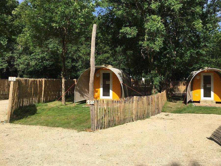 Camping Les Rives de Grand Lieu - Alojamiento 2 personas - Coco Sweet - 1 habitación - Sin instalaciones sanitarias in Saint-Philbert-de-Grand-Lieu, Nantes region