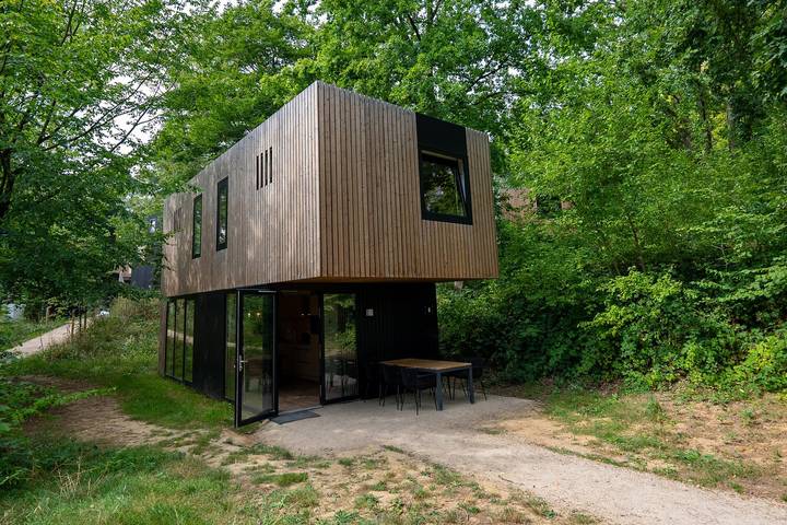 Chalet voor 6 personen, with Balkon/Terras and Terras as well as Tuin in Zuid-Limburg