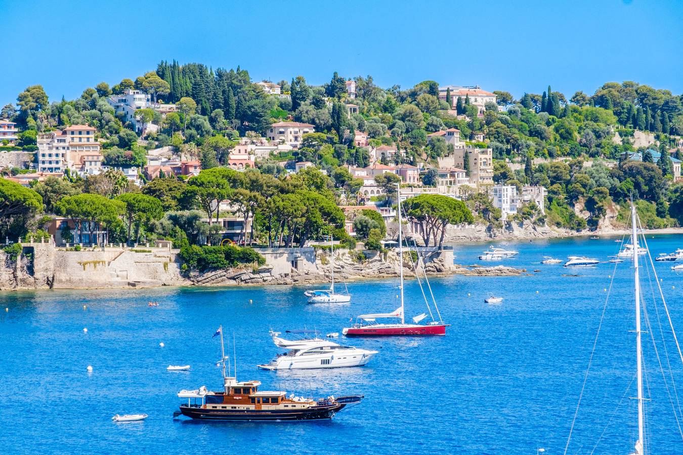 Ganze Wohnung, Ferienwohnung 'Magnifique Vue Mer' mit Meerblick, Wi-Fi und Klimaanlage in Villefranche-sur-Mer, Nizza und Umgebung