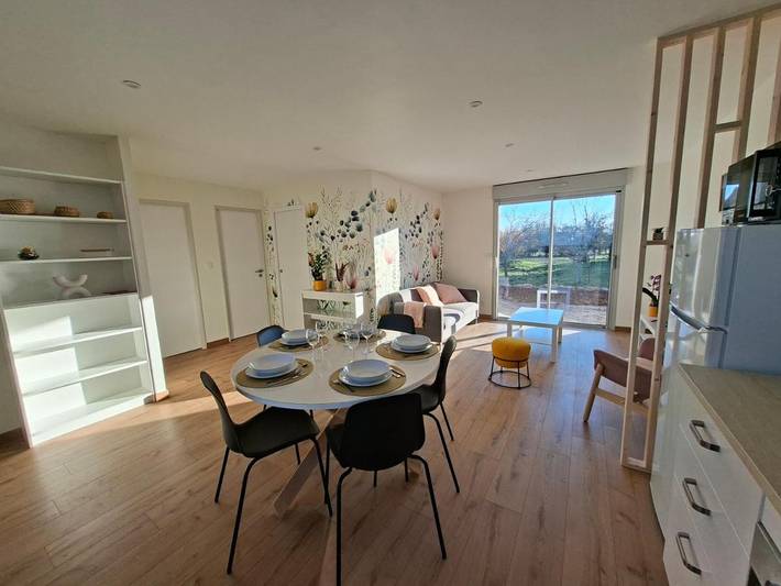 Maison de vacances pour 5 personnes, avec Terrasse ainsi que Jardin et Vue