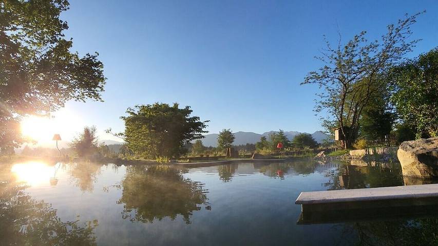 Ferienhaus für 4 Personen, mit Sauna und Garten sowie Pool in Ofterschwang