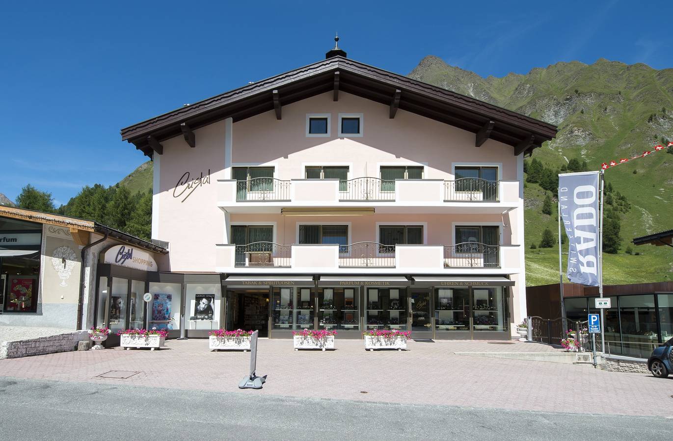 Ganze Ferienwohnung, Appartementhaus Cristal - *Appartement 6 Das Edelweiss* in Samnaun-Dorf, Samnaun