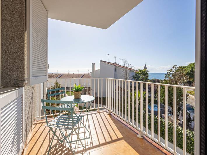 Gîte pour 4 personnes, avec vue sur l’océan et balcon/terrasse à Sant Pol de Mar - 4
