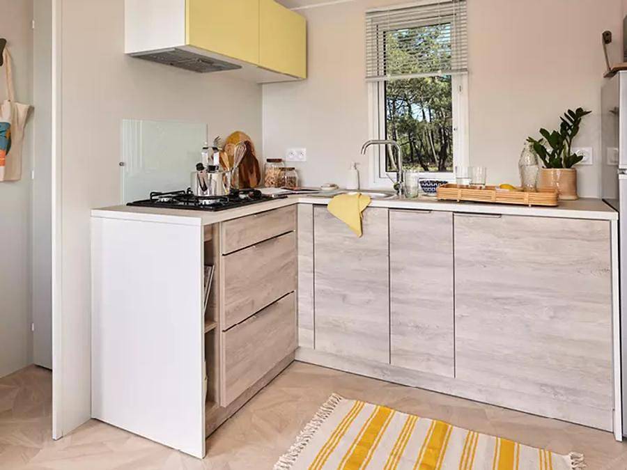 Camping Maeva Escapades de La Geres - Mobilhome 4 personnes - Mobil-home Bergame 3 Pièces 4 Personnes + Tv in Surgères, Région de Rochefort