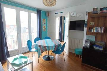 Gîte pour 4 personnes, avec balcon dans Casino du Tréport