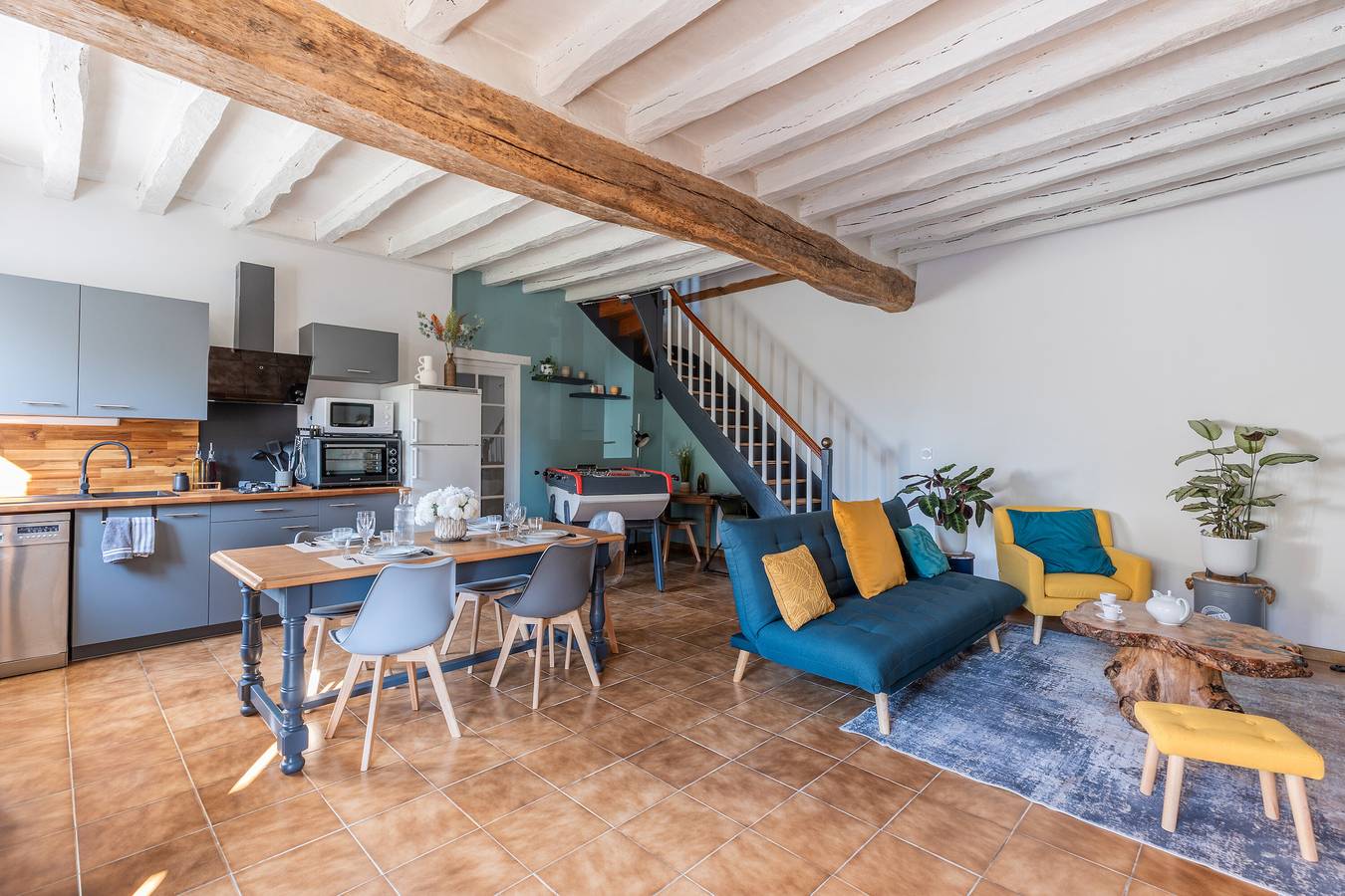 Ferienhaus 'La Clé Des Champs' mit Privater Terrasse, Privatem Garten und Wlan in Couffy, Romorantin-Lanthenay und Umgebung