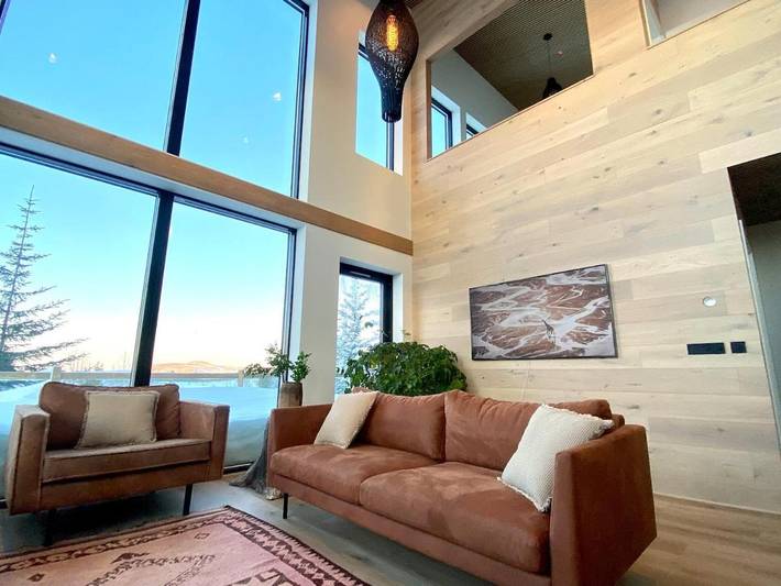 Location de vacances pour 10 personnes, avec jardin ainsi que vue et sauna, animaux acceptés à Mosfellsbær - 4