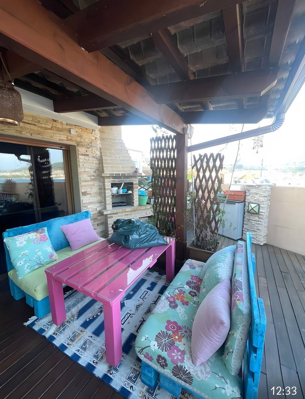 Meer, Berge und Lichter – Helles Penthouse mit großer Terrasse und Ausblick in Moaña, Rías Baixas