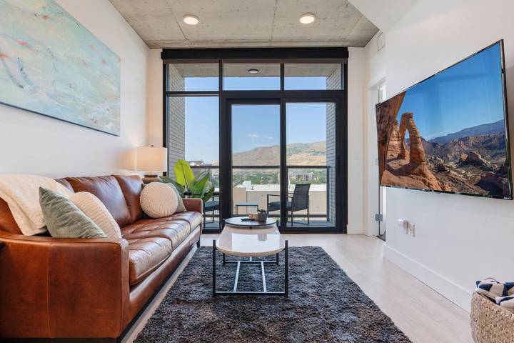 Vakantiewoning voor 2 personen, with whirlpool and zwembad as well as balkon in Utah