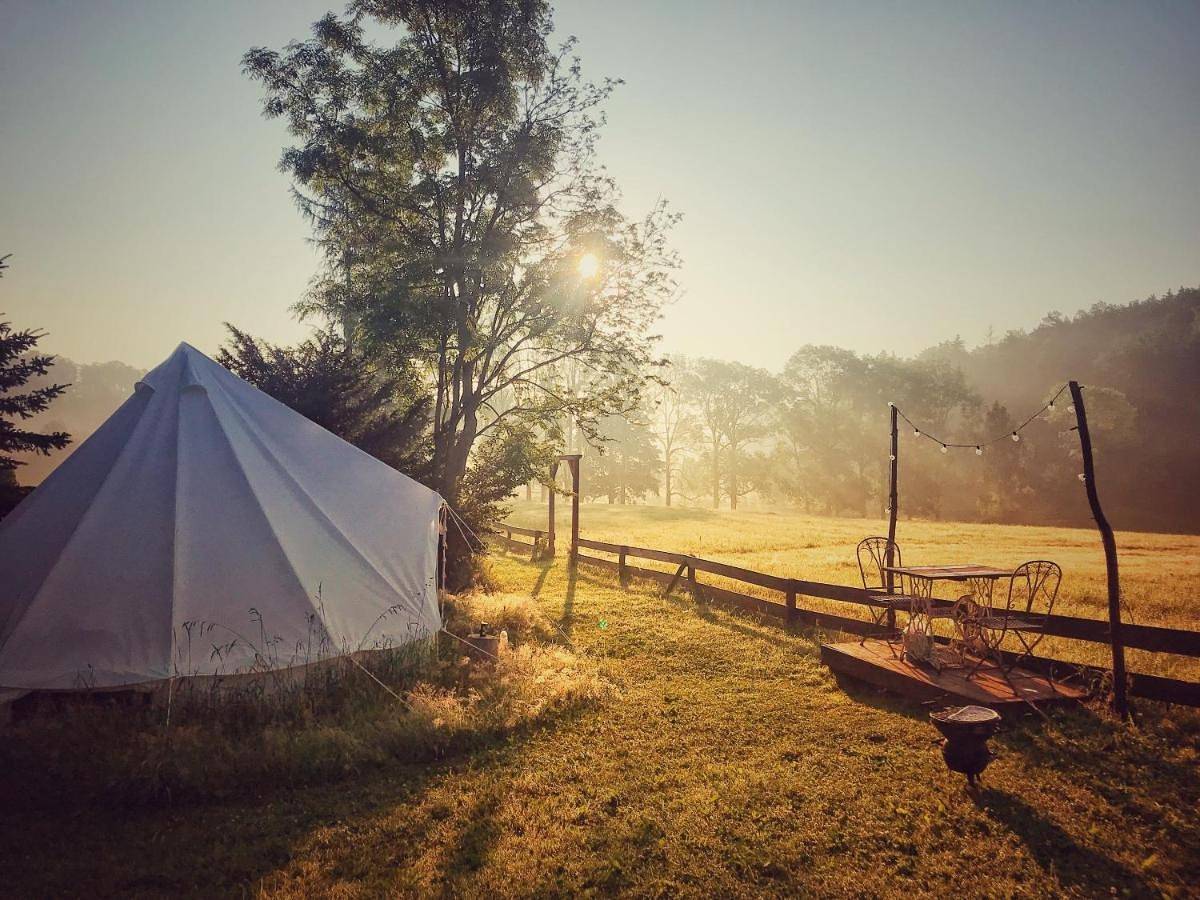 Trapani glamping camp in Rosendorf, Czeska Szwajcaria