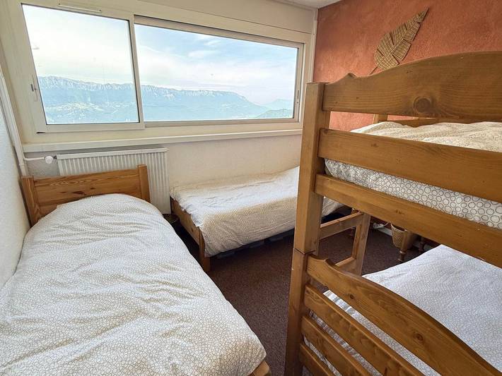 Ganze Wohnung, 3-Zimmer-Wohnung an der Piste, 7. Stock in Prapoutel, Les Adrets