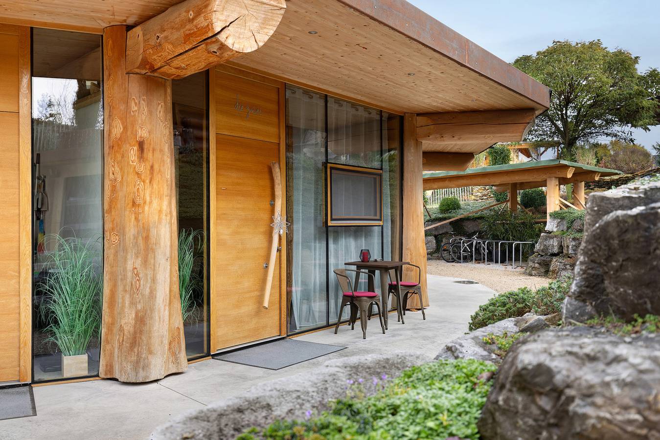 Ganze Wohnung, Ferienwohnung '-2-die Zwei, Studio 35qm' mit Privatterrasse, Gemeinschaftsgarten und Wlan in Rosenfeld, Neckar-Alb