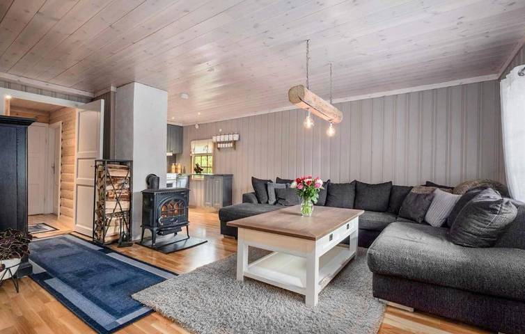 Casa de vacaciones para 9 personas con terraza in Sigdal