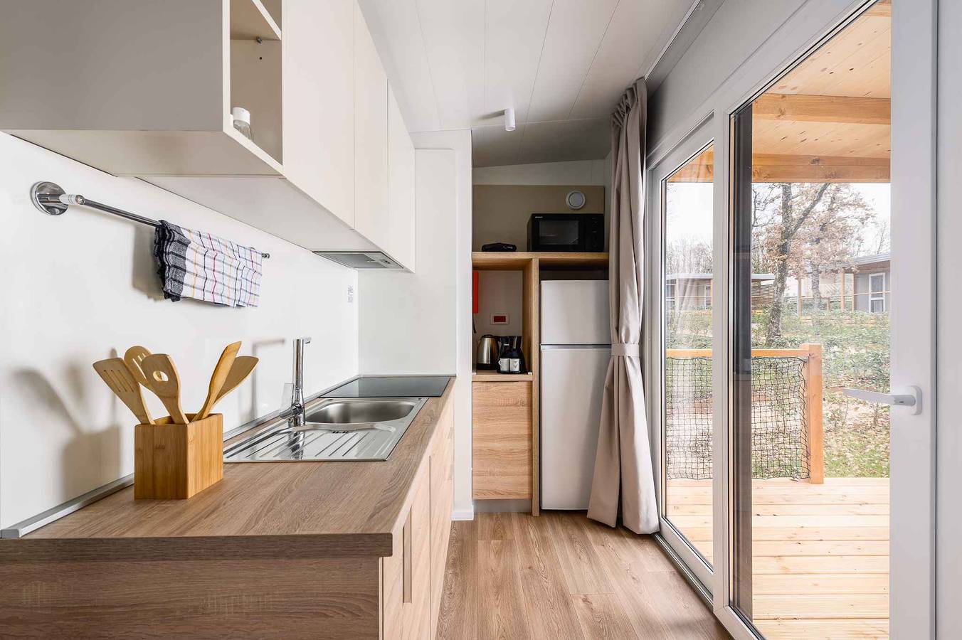 Ferienhaus mit Terrasse und Klimaanlage in Lovrecica, Umag und Umgebung