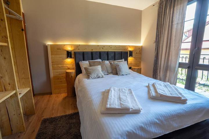 Obiekt b&b dla 3 osób, z balkon i sauna oraz ogród w Bieszczady