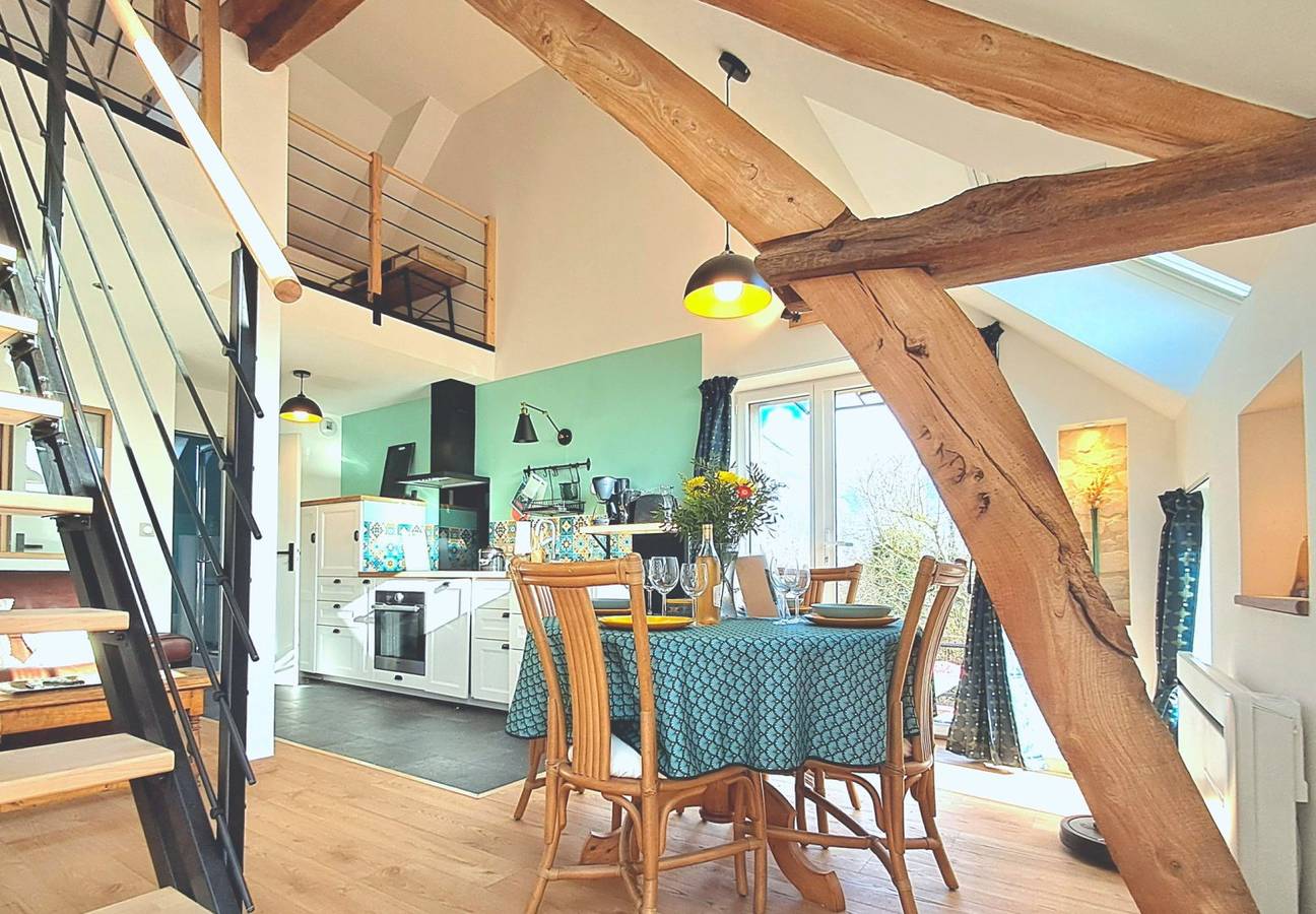 "Le P'tit Vert" loft convivial à la campagne / Caen in Saint-Germain-en-Plaine, Région de Caen