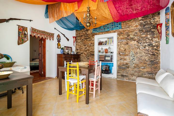Villa „Casa Do Rio“ mit privatem Garten, Wlan und Klimaanlage in Santana de Cambas, Parque Natural do Vale do Guadiana