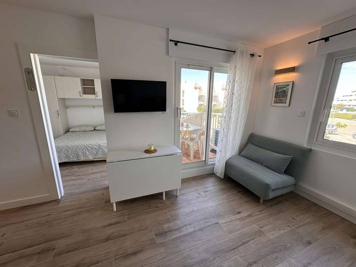Ganze Wohnung, Schöne klimatisierte 2-Zimmer-Wohnung für 4 Personen nahe Strand in Port Camargue, Le Grau-du-Roi