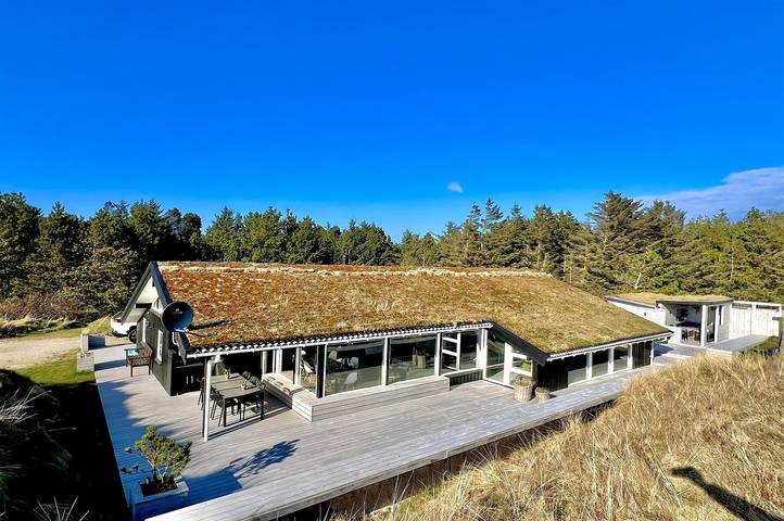 Ferienhaus für 10 Personen, mit Kinderpool und Terrasse sowie Whirlpool und Sauna, mit Haustier in Nordjütland