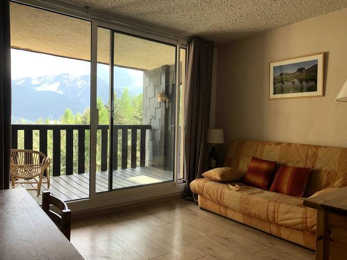 Location de vacances pour 6 personnes, avec balcon à Pra-Loup