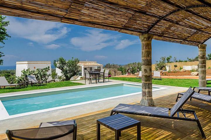 Maison de vacances pour 10 personnes, avec jardin à Alliste