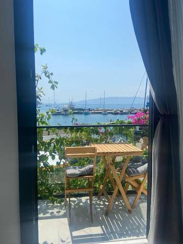 Chambre d’hôte pour 2 personnes, avec balcon et vue à Bodrum