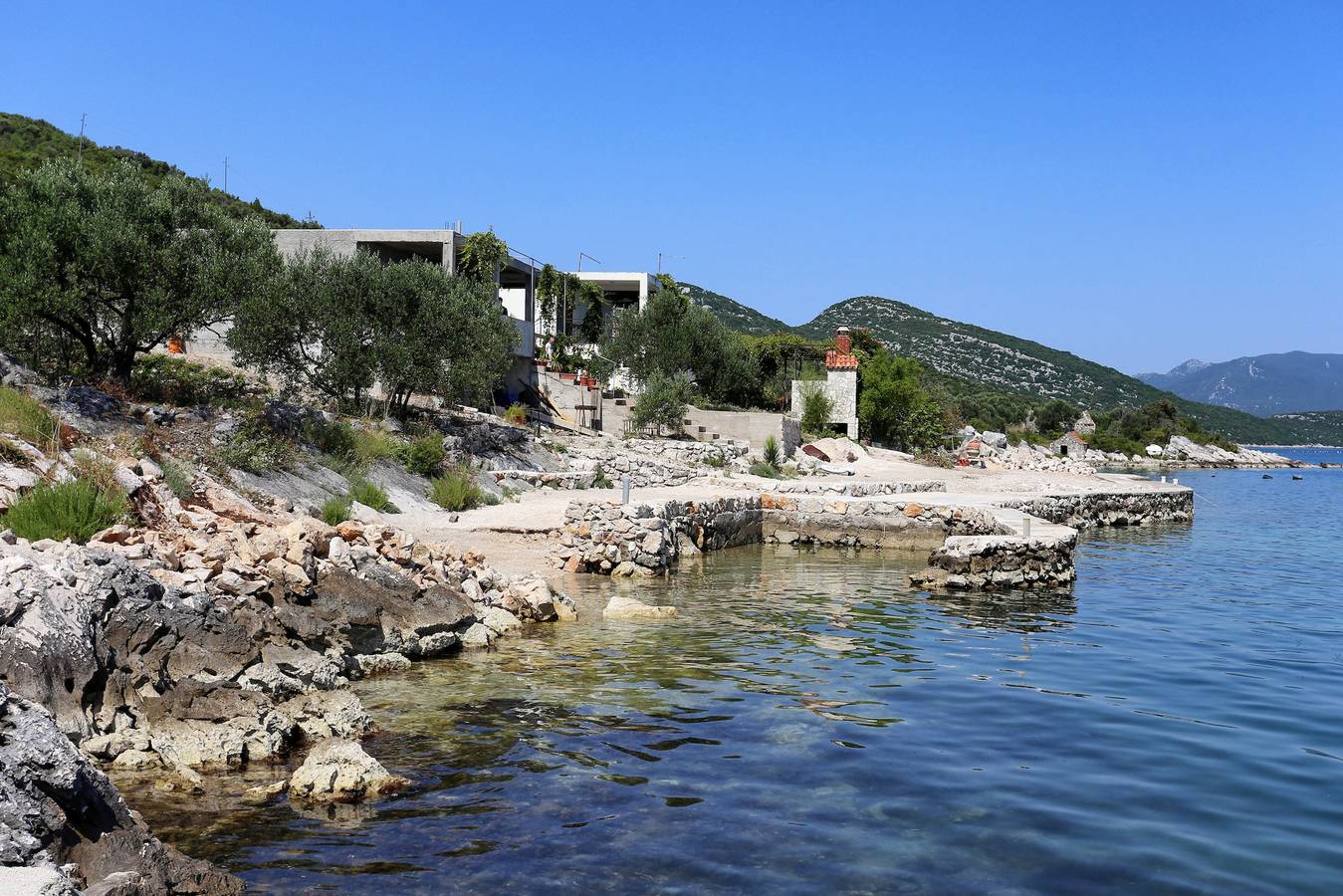 Ganze Wohnung, 2-Zimmer-Ferienwohnung am Strand Bucht Pjestata (Peljesac) -a in Dubrovnik-Neretva